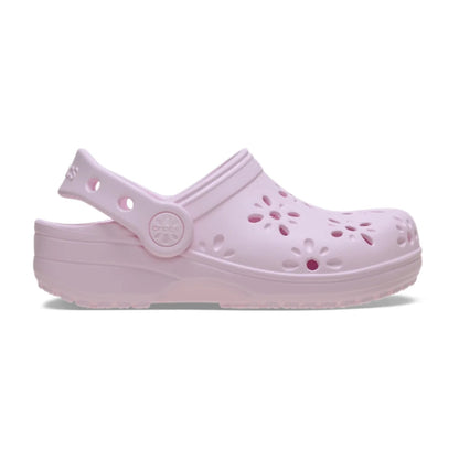 Toddler Classic Floral Cut-Out Clog - Pink Milk