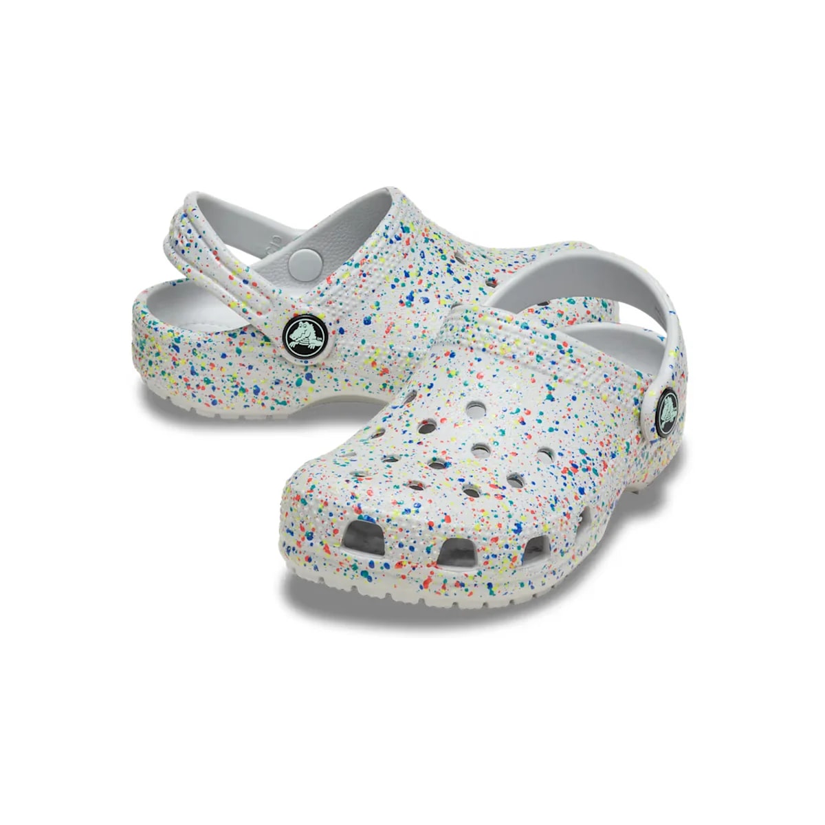Crocs Toddler Classic Glow Paint Splatter Clog ALT110