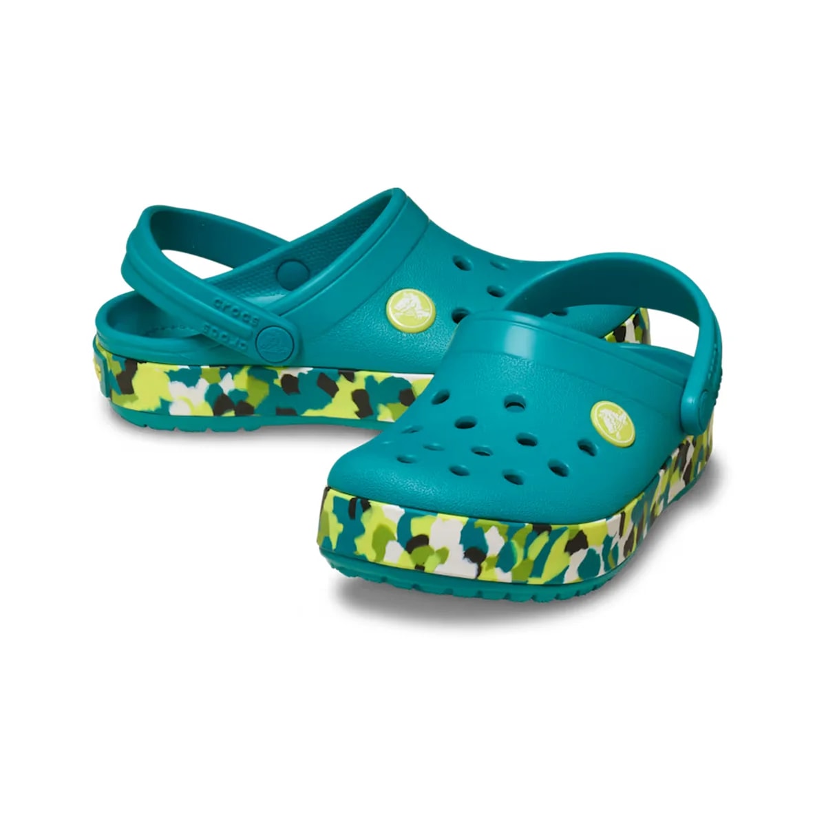 Crocs Toddler Crocband Glow Confetti Band Clog ALT110
