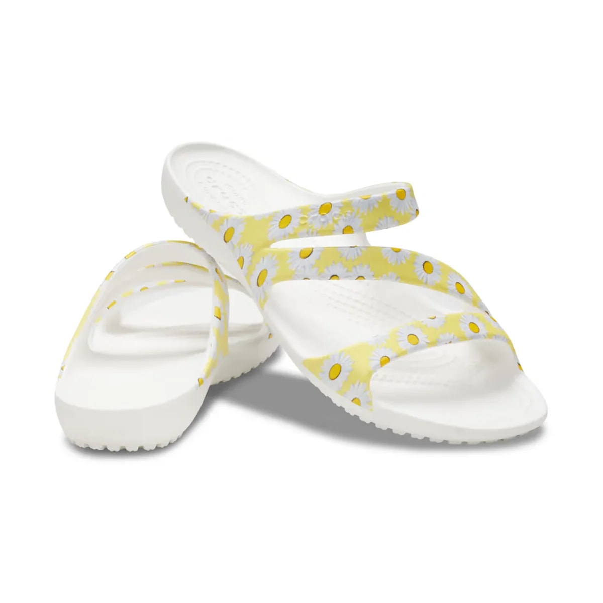 crocs-gallery-color:white / yellow daisy; color:White / Yellow Daisy; alt:ALT110; file:206894_1EX-ALT110